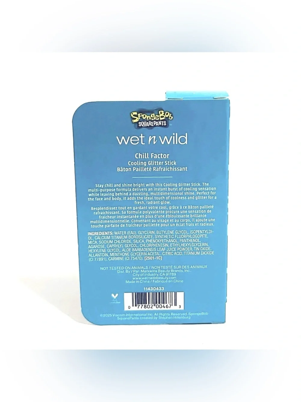 Wet n Wild SpongeBob Chill Factor Cooling Glitter Stick Eye Cream